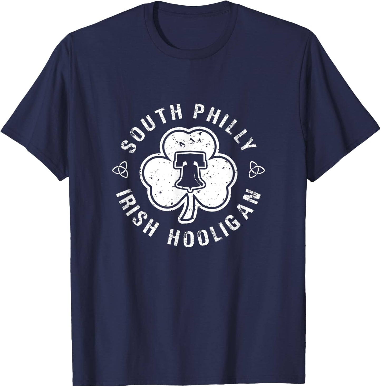 South Philly Irish Hooligan Philadelphia St Patricks Day T-Shirt - T-Shirt | Navy