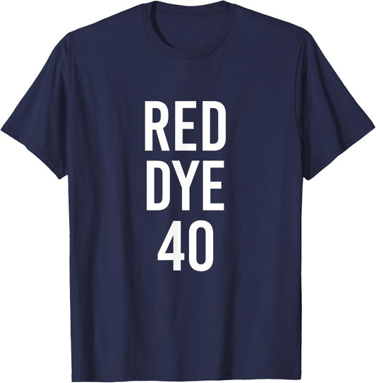 Halloween Costume Red Dye 40 T-Shirt - T-Shirt | Navy