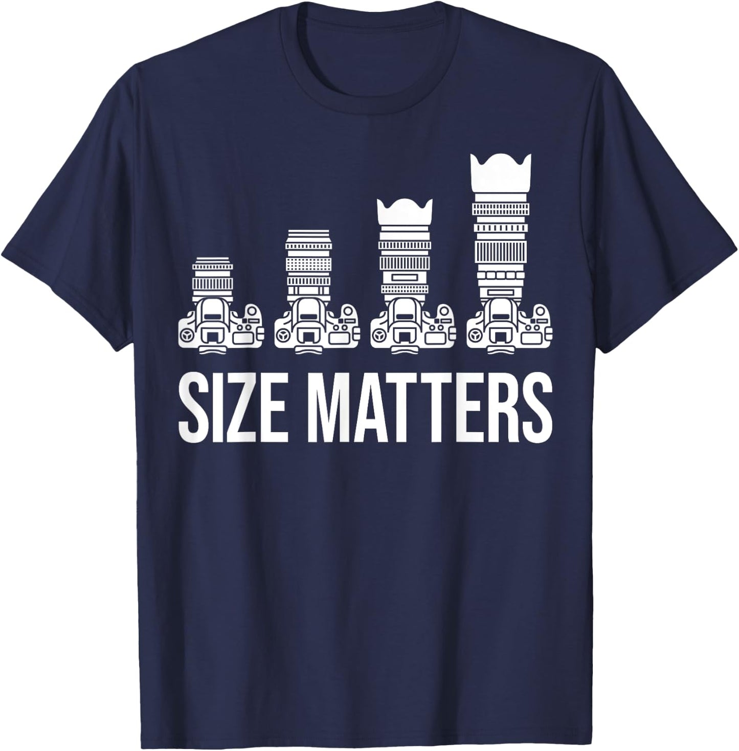 Funny Photography Gift Women Cool Photographer Lens T-Shirt - T-Shirt | Navy