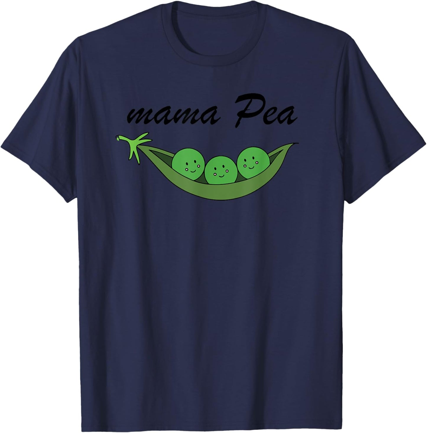 Peas mama, Sweet Peas T-Shirt - T-Shirt | Navy