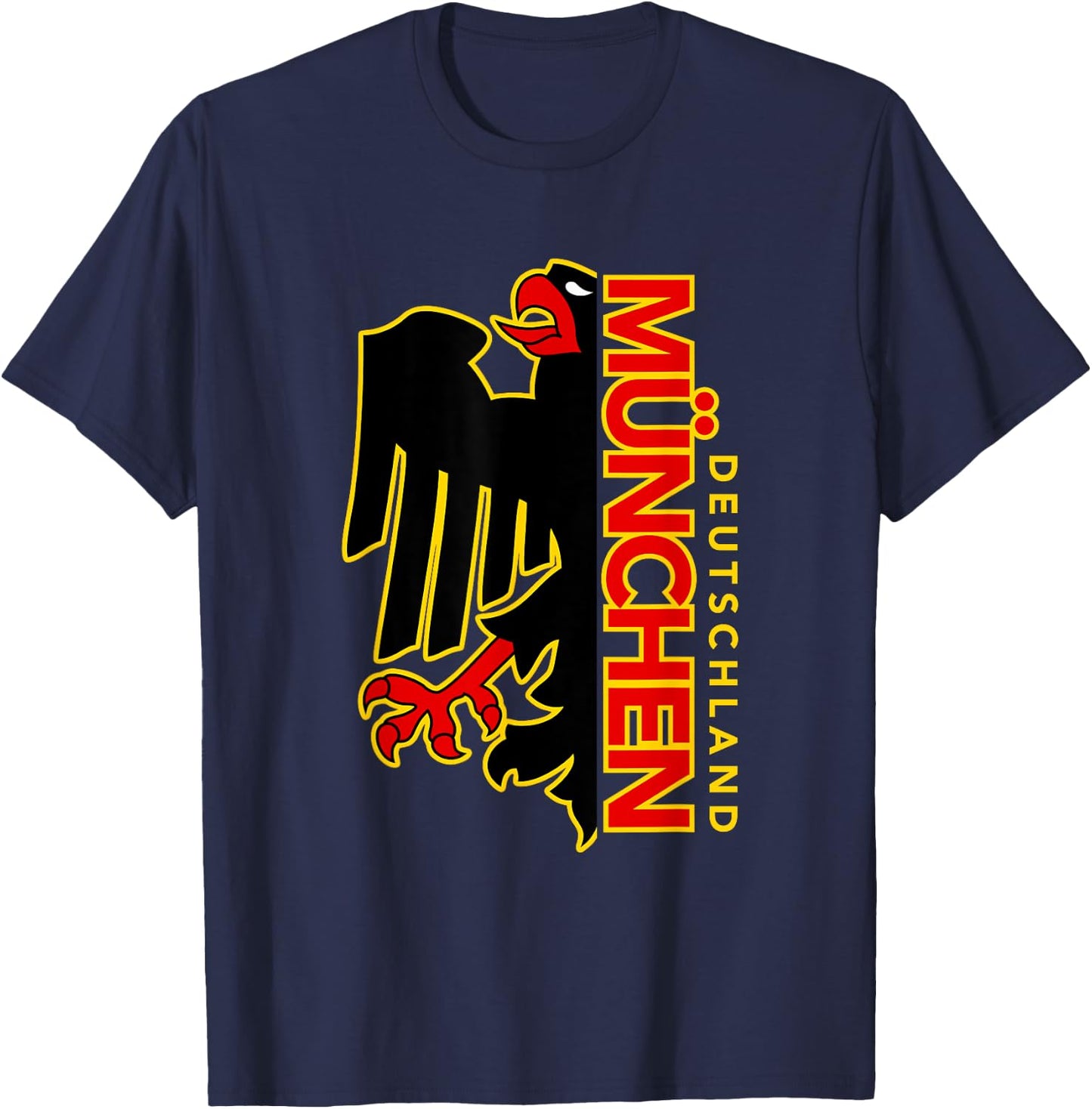 Munich Germany Eagle T-Shirt - T-Shirt | Navy