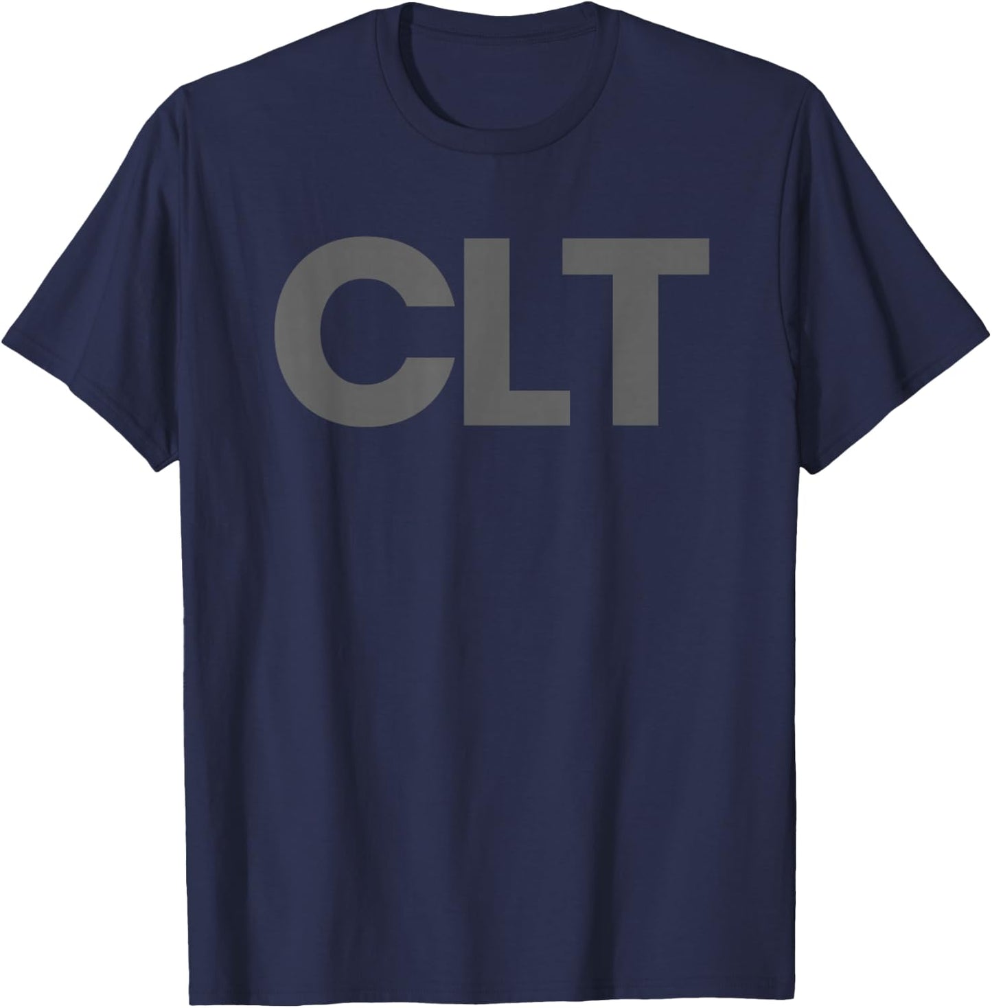 Charlotte NC CLT Retro Throwback Men Women Souvenir T-Shirt - T-Shirt | Navy