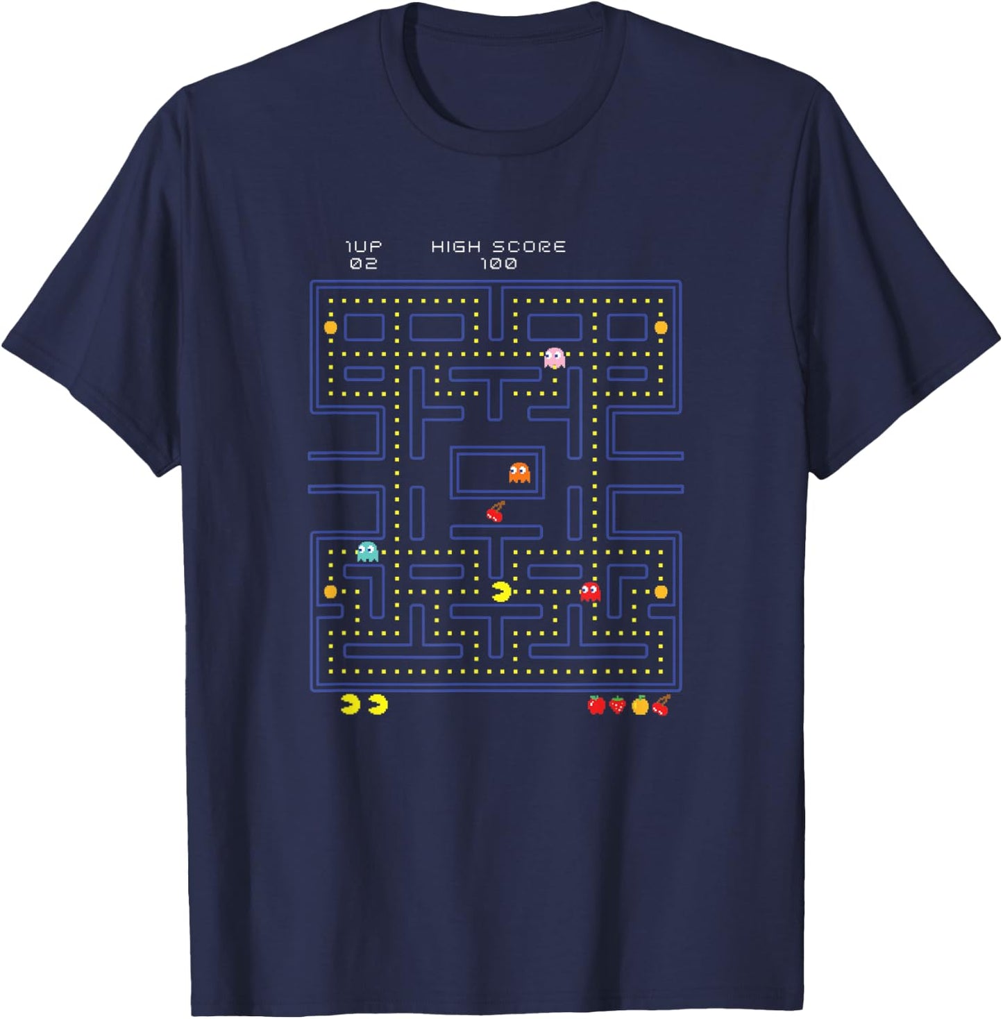 Retro Game Lover's Classic 8-Bit Video Gamer Nostalgia T-Shirt - T-Shirt | Navy