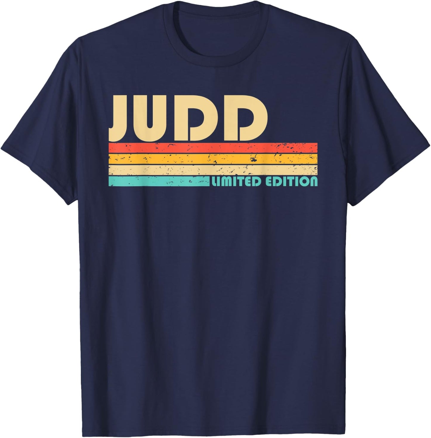 JUDD Surname Funny Retro Vintage 80s 90s Birthday Reunion T-Shirt - T-Shirt | Navy