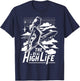 The real High Life Flight Attendant T-Shirt - T-Shirt | Navy