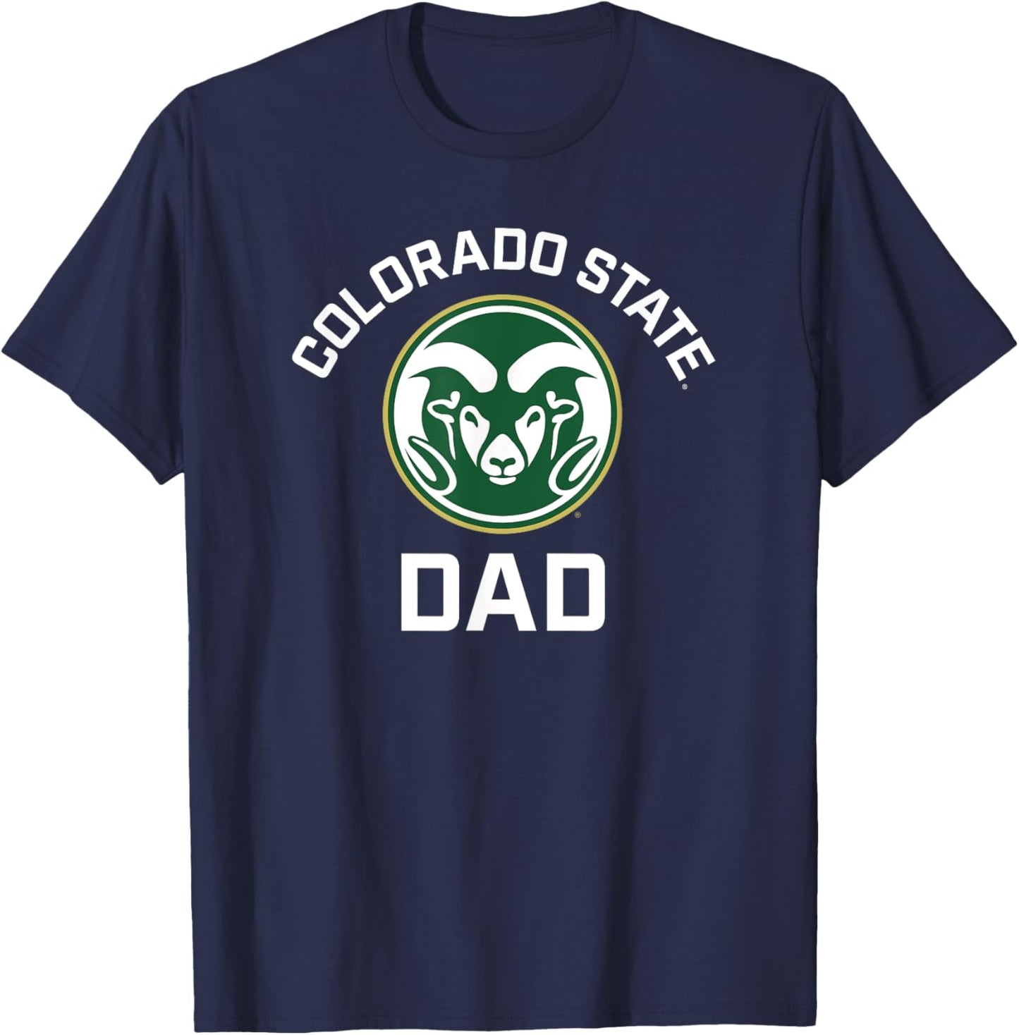 Colorado State University Rams Arched Dad T-Shirt - T-Shirt | Navy