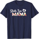 Shih Tzu Mama T Shirt Dog Paw Love Puppy Funny Gift Women Girls Kids T-Shirt - T-Shirt | Navy