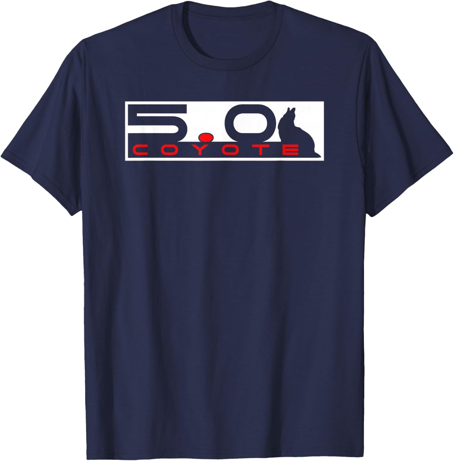 Coyote 5.0 Coyote Hunter Hunting Yotes S550 S197 T-Shirt - T-Shirt | Navy