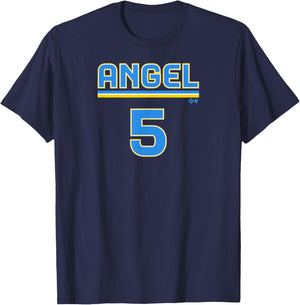 Angel Reese - 5 - Chicago Basketball T-Shirt - T-Shirt | Navy