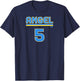 Angel Reese - 5 - Chicago Basketball T-Shirt - T-Shirt | Navy