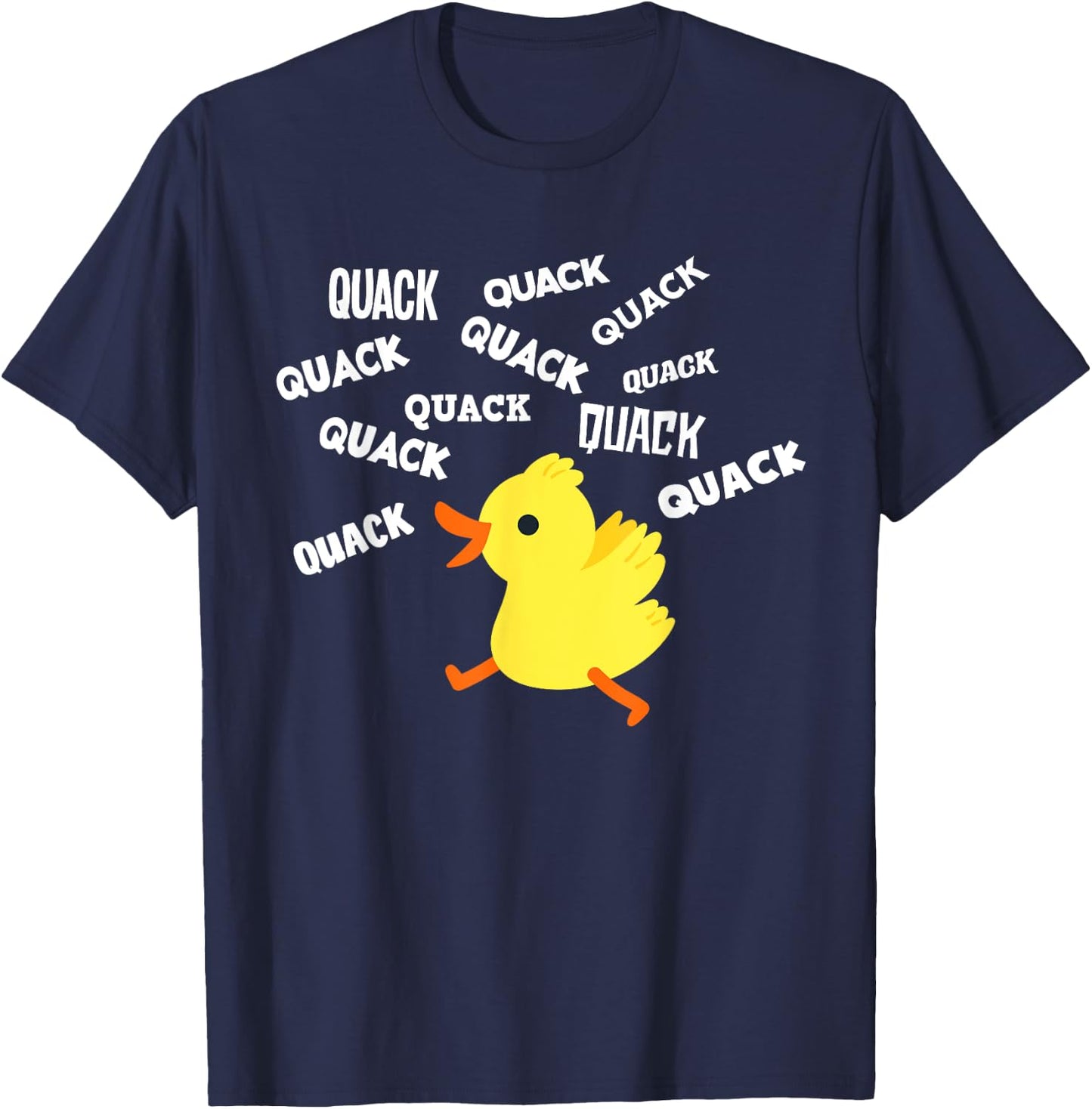 Quack Quack Quack Ducks Owner Farmer Funny Duck T-Shirt - T-Shirt | Navy