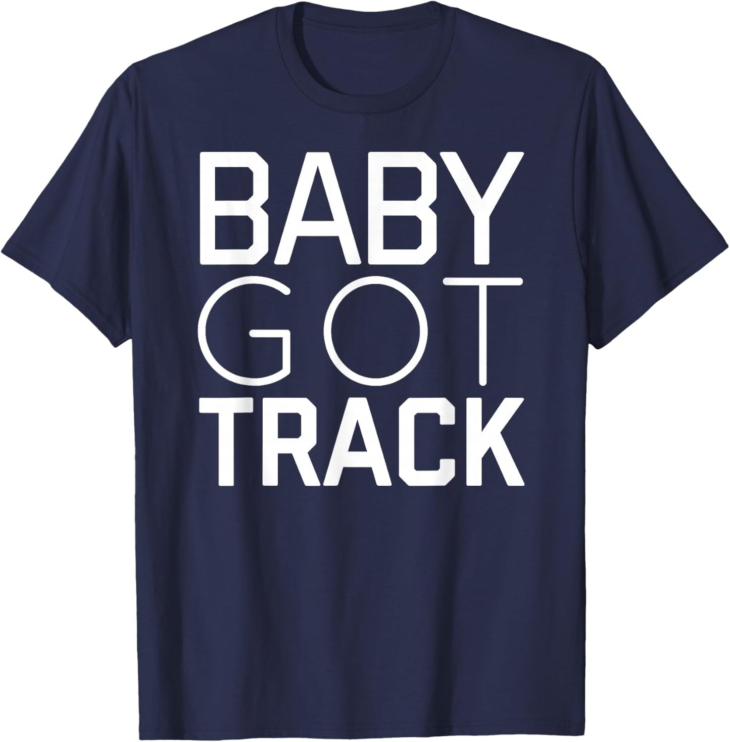 Baby Got Track Cool Track and Field T-Shirt - T-Shirt | Navy
