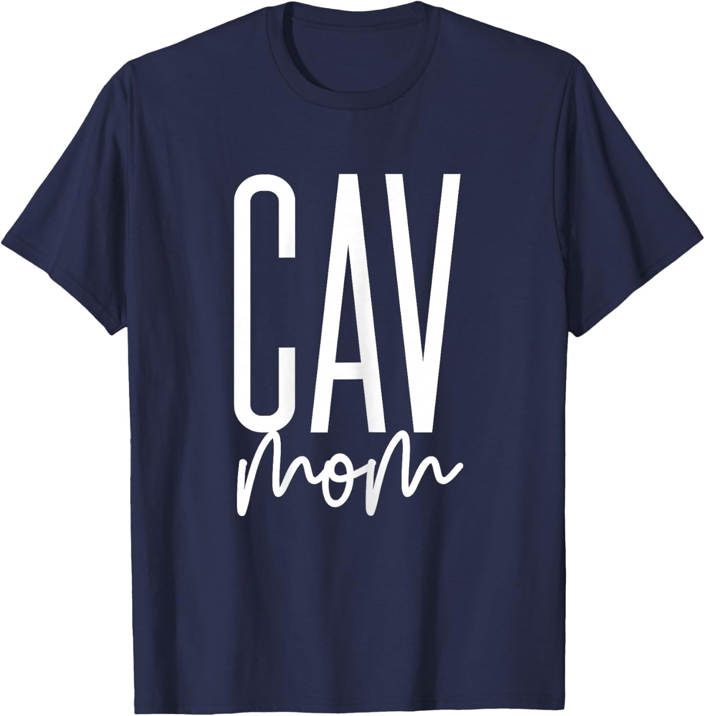 Cav Mom Cavalier King Charles Spaniel Cav Dog Cute Cav T-Shirt - T-Shirt | Navy