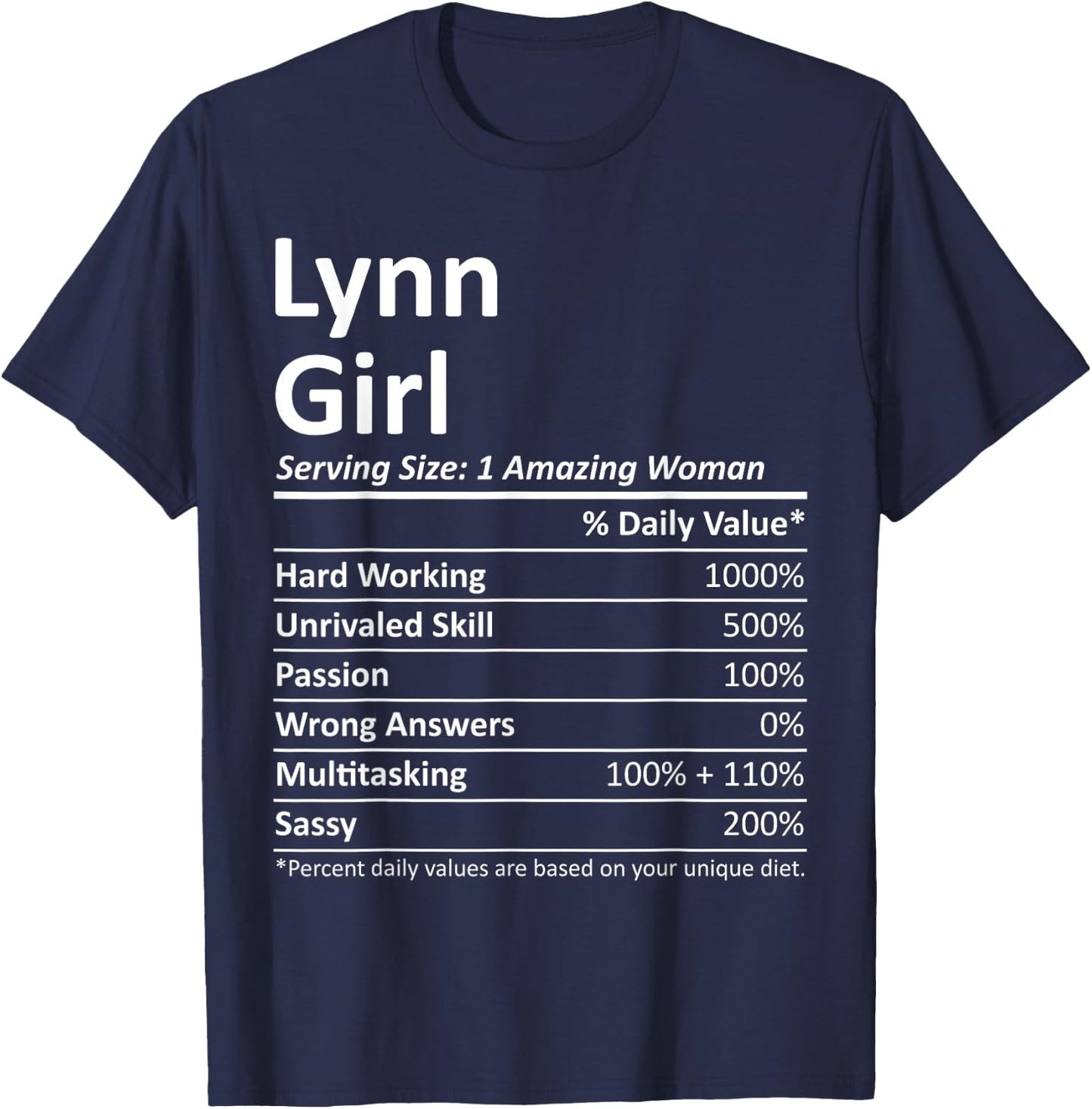 LYNN GIRL MA MASSACHUSETTS Funny City Home Roots USA Gift T-Shirt - T-Shirt | Navy