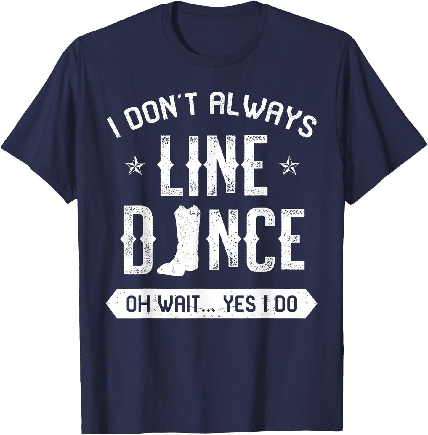 Line Dancing Group Dance Teacher Choreographed Dancer Gift Women Girls Kids T-Shirt - T-Shirt | Navy