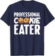 Funny Cookie Eater Gift Cookie Lover Kids Cool Baking T-Shirt - T-Shirt | Navy