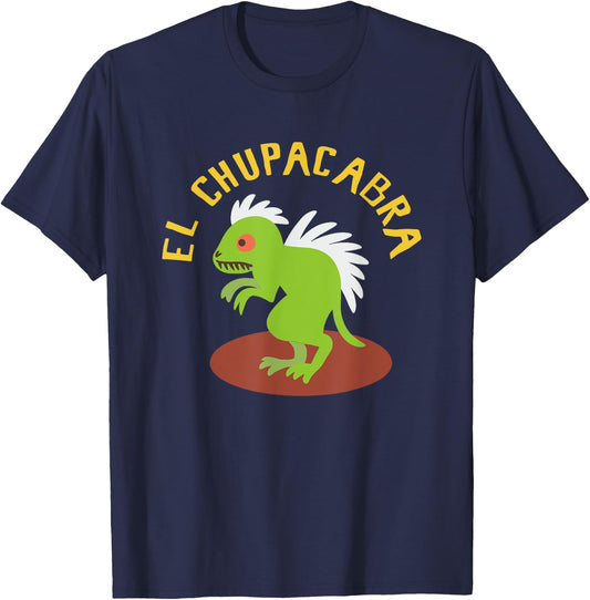 El Chupacabra, Cryptid Fandom T-Shirt - T-Shirt | Navy