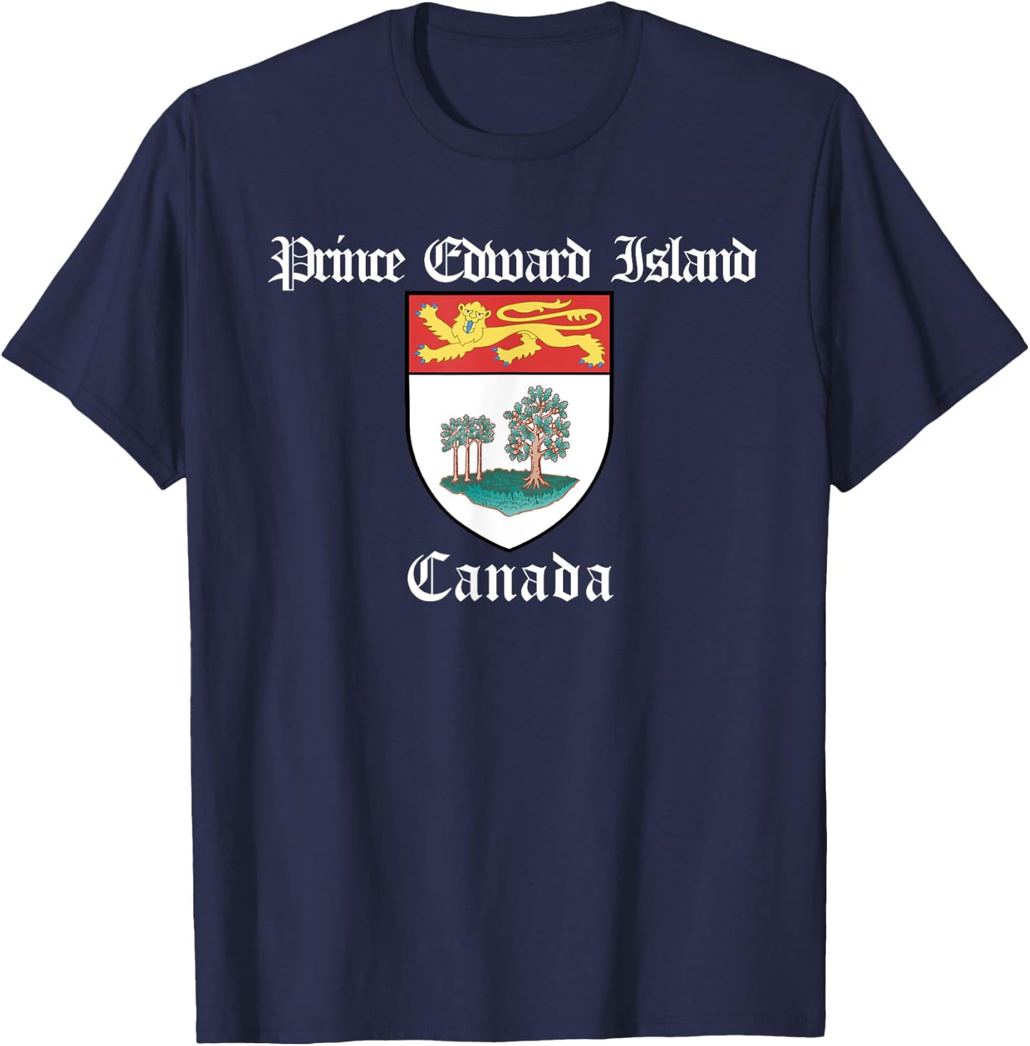 Coat of Arms - Prince Edward Island T-Shirt - T-Shirt | Navy