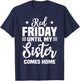 Red Friday Until My Sister Comes Home Military Deployed T-Shirt - T-Shirt | Navy