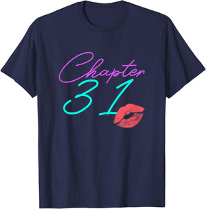 31st Birthday Funny Pink Women Gift T-Shirt - T-Shirt | Navy