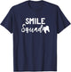Dental Smile Squad Cute Dentist Office and Hygienist Staff T-Shirt - T-Shirt | Navy