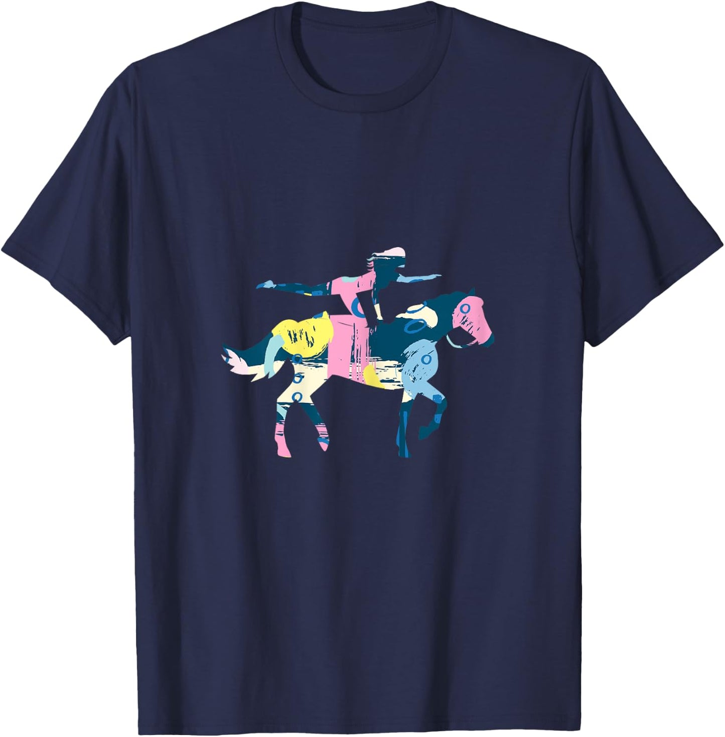 Vaulting Horse Sports Rider Volti Horse Riding Gift T-Shirt - T-Shirt | Navy