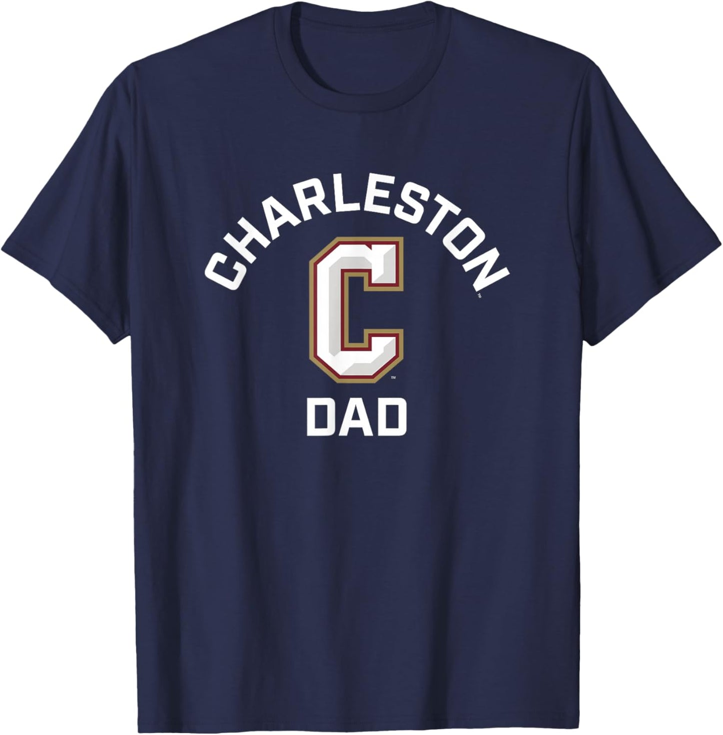 College of Charleston Cougars Arched Dad T-Shirt - T-Shirt | Navy