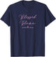 Blessed Glama T-Shirt - T-Shirt | Navy