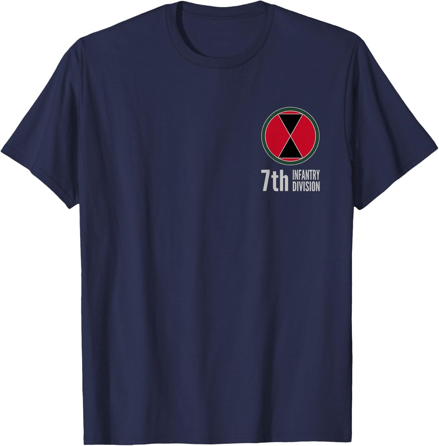 7th Infantry Division United States Army Lewis-mcchord T-Shirt - T-Shirt | Navy