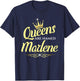 Queens Are Named Marlene T-Shirt - T-Shirt | Navy