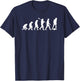 Onewheel Evolution Onewheeling Floating , Small, Black T-Shirt - T-Shirt | Navy