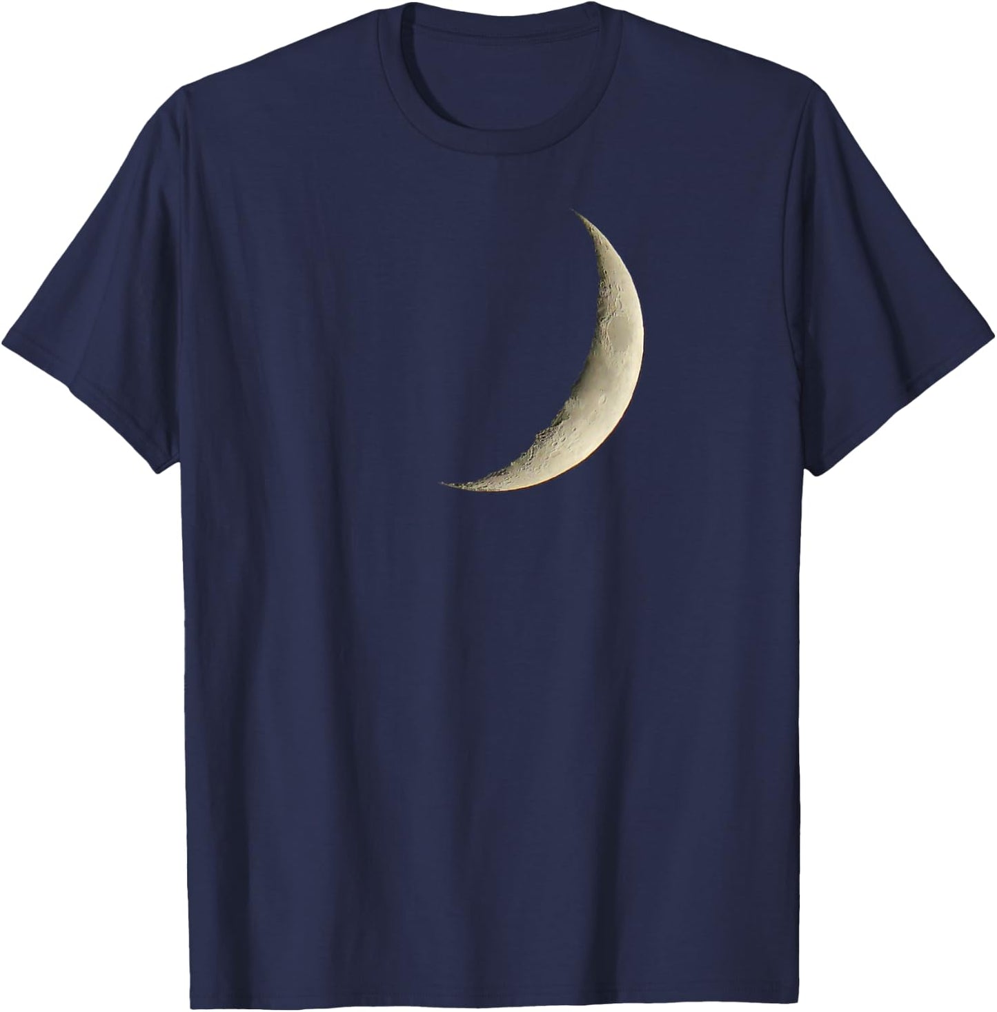 Beautiful Crescent Moon - Lunar Lovers T-Shirt - T-Shirt | Navy