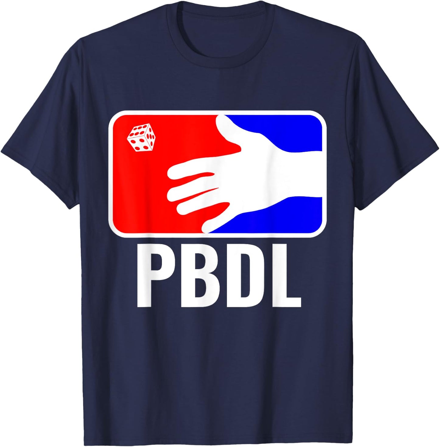 Professional Beer Die League Drinking Game Alcohol Party T-Shirt - T-Shirt | Navy