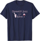 Smooth Jazz and Wine Jazz Music Festival Concert T-Shirt - T-Shirt | Navy