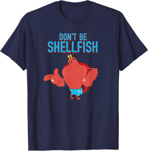 Mademark x SpongeBob SquarePants - Larry the Lobster - Don't Be Shellfish T-Shirt - T-Shirt | Navy