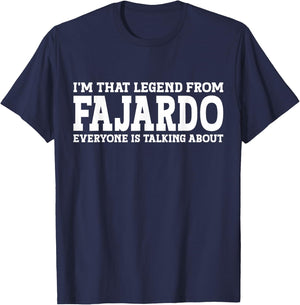 Fajardo Hometown PR Puerto Rico Home Roots City Fajardo T-Shirt - T-Shirt | Navy