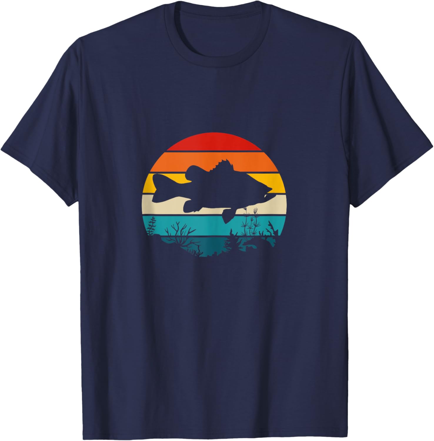 Bass Fishing T-Shirt - T-Shirt | Navy