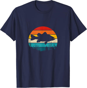 Bass Fishing T-Shirt - T-Shirt | Navy