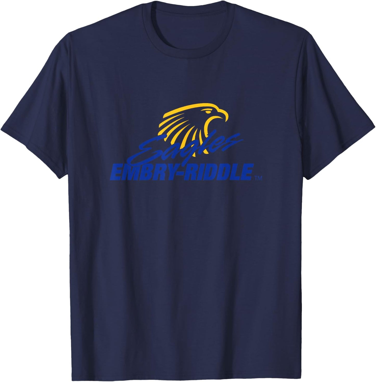 Embry Riddle Eagles | Official NCAA Merch | PPERAUD02 T-Shirt - T-Shirt | Navy