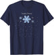 Team Snow Queen Nutcracker Ballet Christmas Snowflake Dancer T-Shirt - T-Shirt | Navy