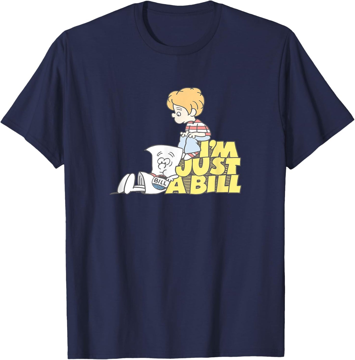 Ripple Junction x Schoolhouse Rock I'm Just A Bill T-Shirt - T-Shirt | Navy