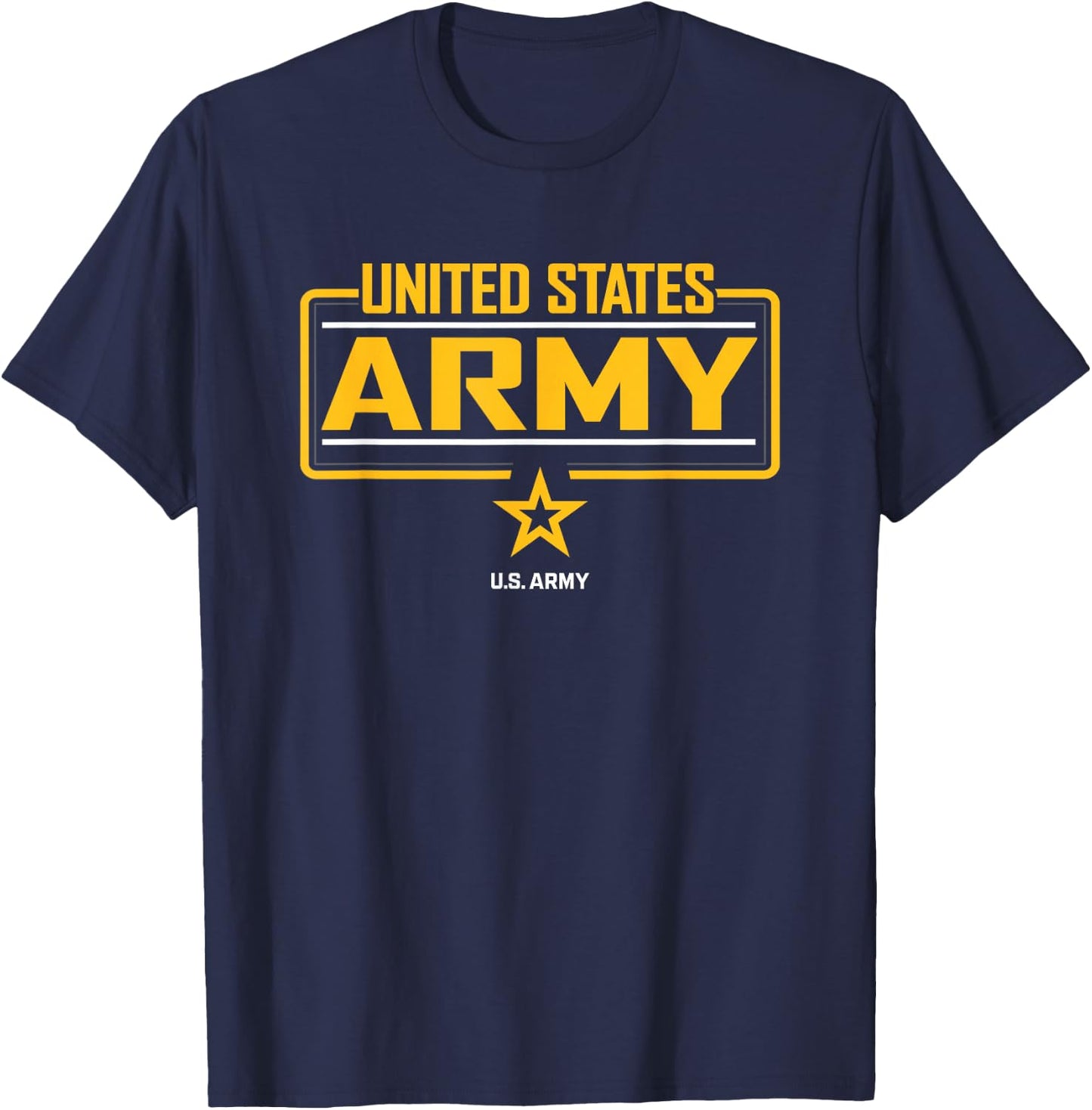 Military Army United States Green Star Officially Licensed T-Shirt - T-Shirt | Navy