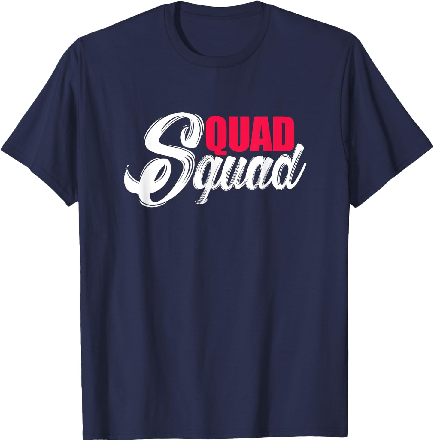 Quad Squad ATV Four Wheeler Biker T-Shirt - T-Shirt | Navy