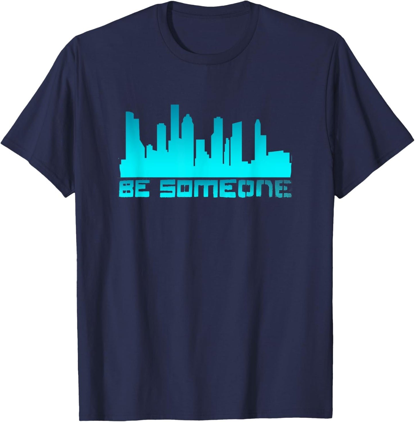 Houston Be someone Bridge Houston Skyline H-Town Be Someone T-Shirt - T-Shirt | Navy