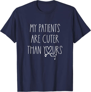 Pediatrician Valentines Day Nurse PEDs Pediatrist Doctor T-Shirt - T-Shirt | Navy