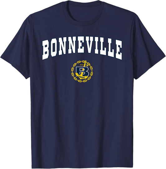 Bonneville High School Lakers T-Shirt - T-Shirt | Navy