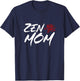 Zen Mom / Funny Mothers Day Meditation and Yoga Mom Meme T-Shirt - T-Shirt | Navy