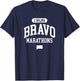 I Run Bravo Marathons T-Shirt - T-Shirt | Navy
