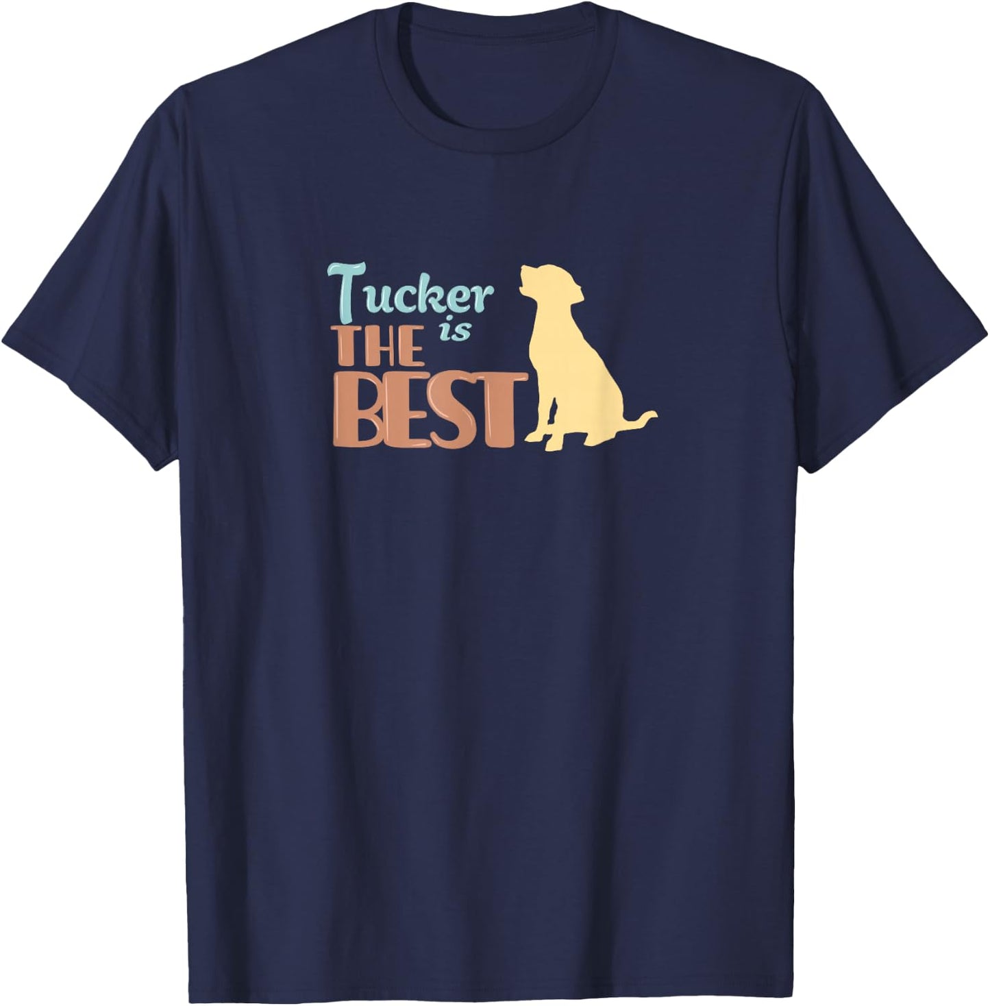 Tucker Dog Name Tucker Puppy Gift Women T-Shirt - T-Shirt | Navy