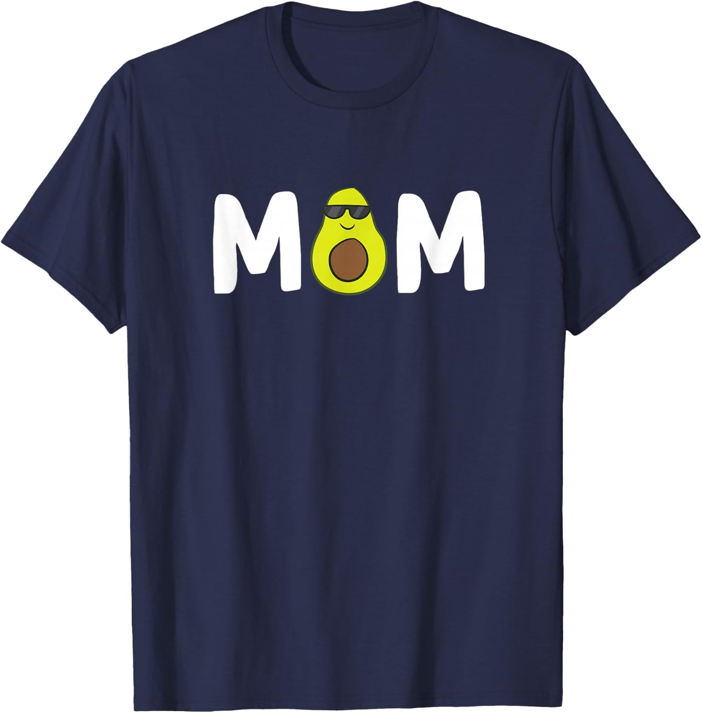 Avocado Mom Guacamole Mom Vegan Mom Avocados Gift T-Shirt - T-Shirt | Navy